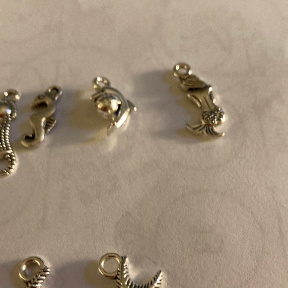 Lot of 13 charms/pendants Under the sea theme for jewelry - Picture 2 of 5